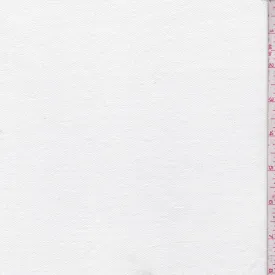1 YD PC-Off White Micro French Terry Knit Fabric