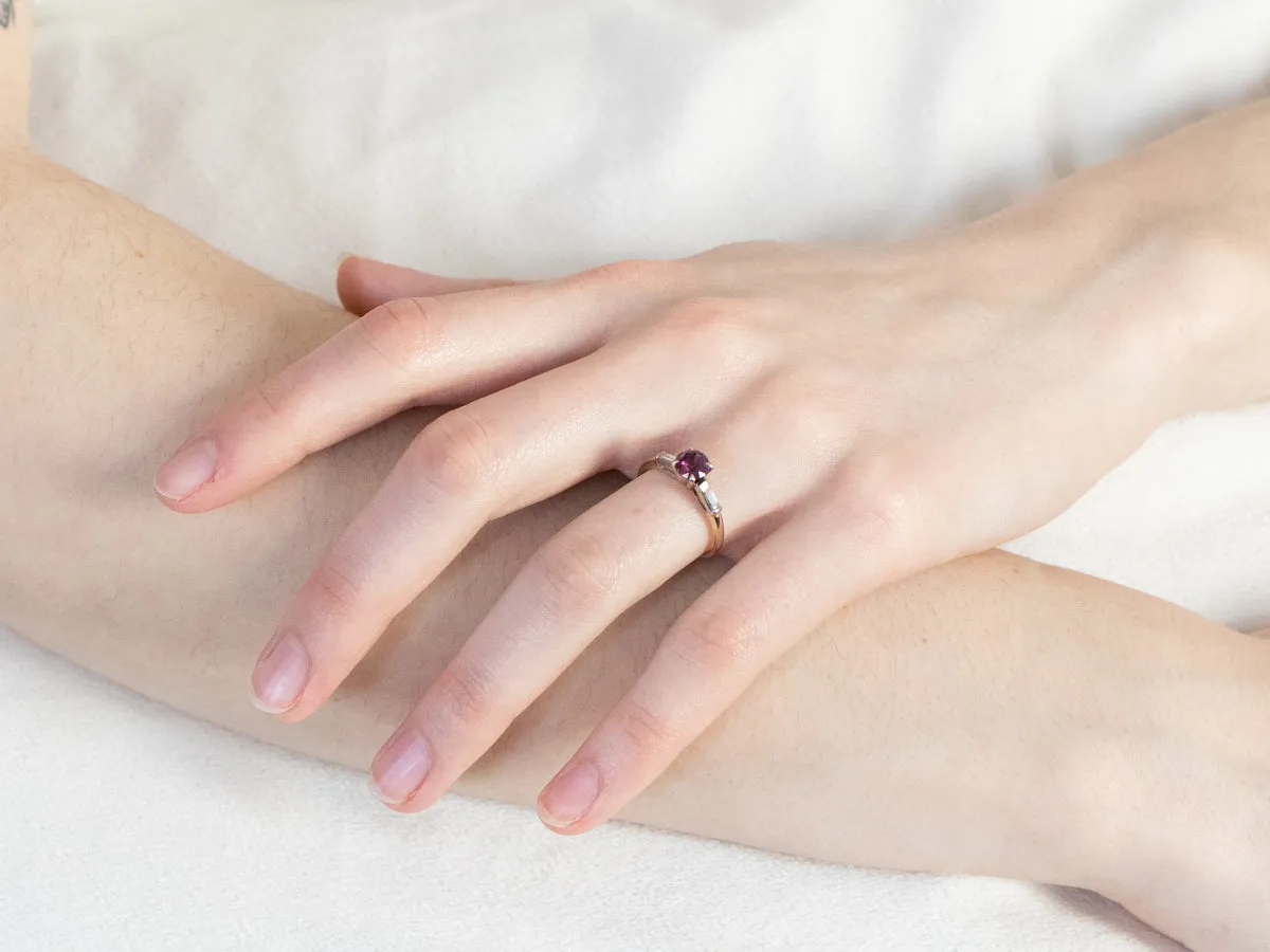 1940's Ruby Engagement Ring