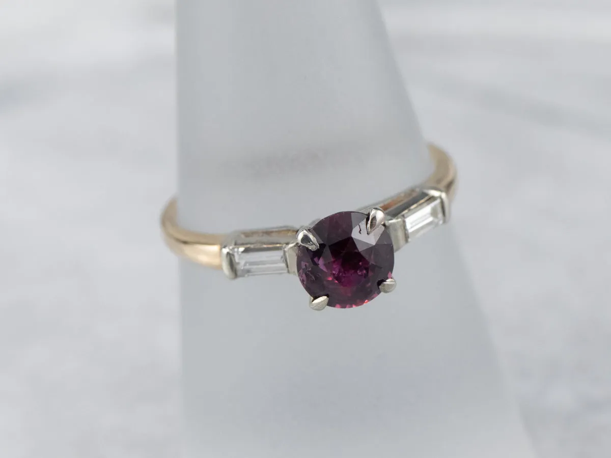 1940's Ruby Engagement Ring