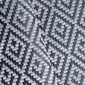3 1/8 YD PC - Deep Gray/Mist Pixel Diamond Jacquard Decorating Fabric