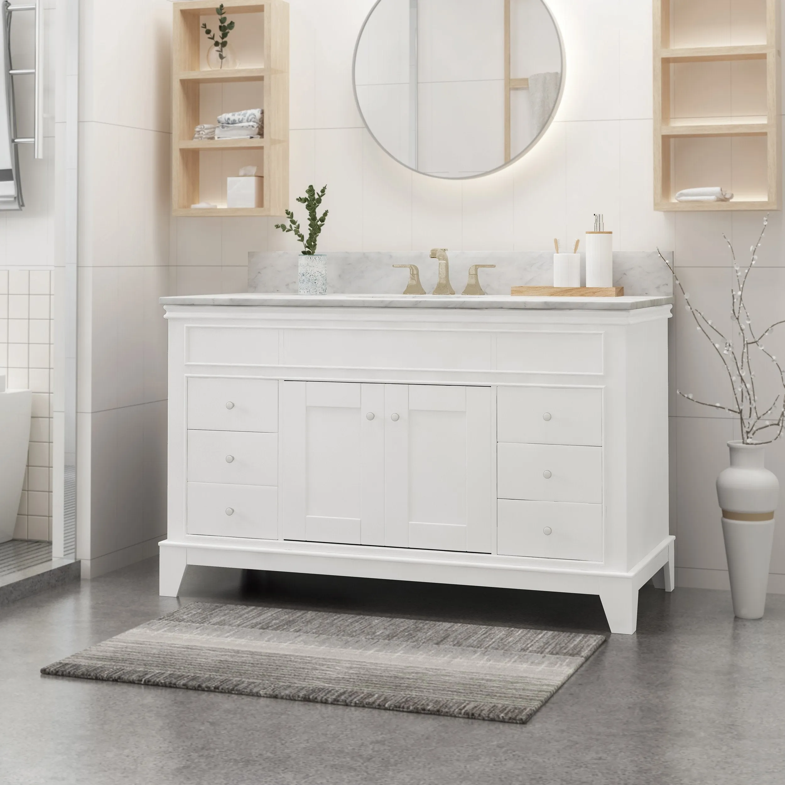 48" Wood Bathroom Vanity (Counter Top Not Included) - NH148703
