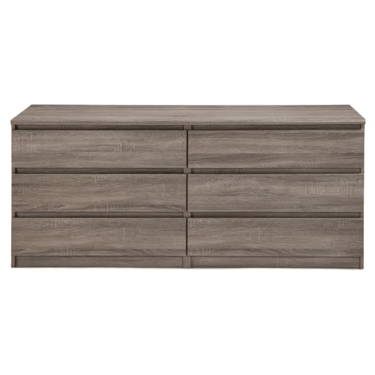 6 Drawer Double Truffle Dresser