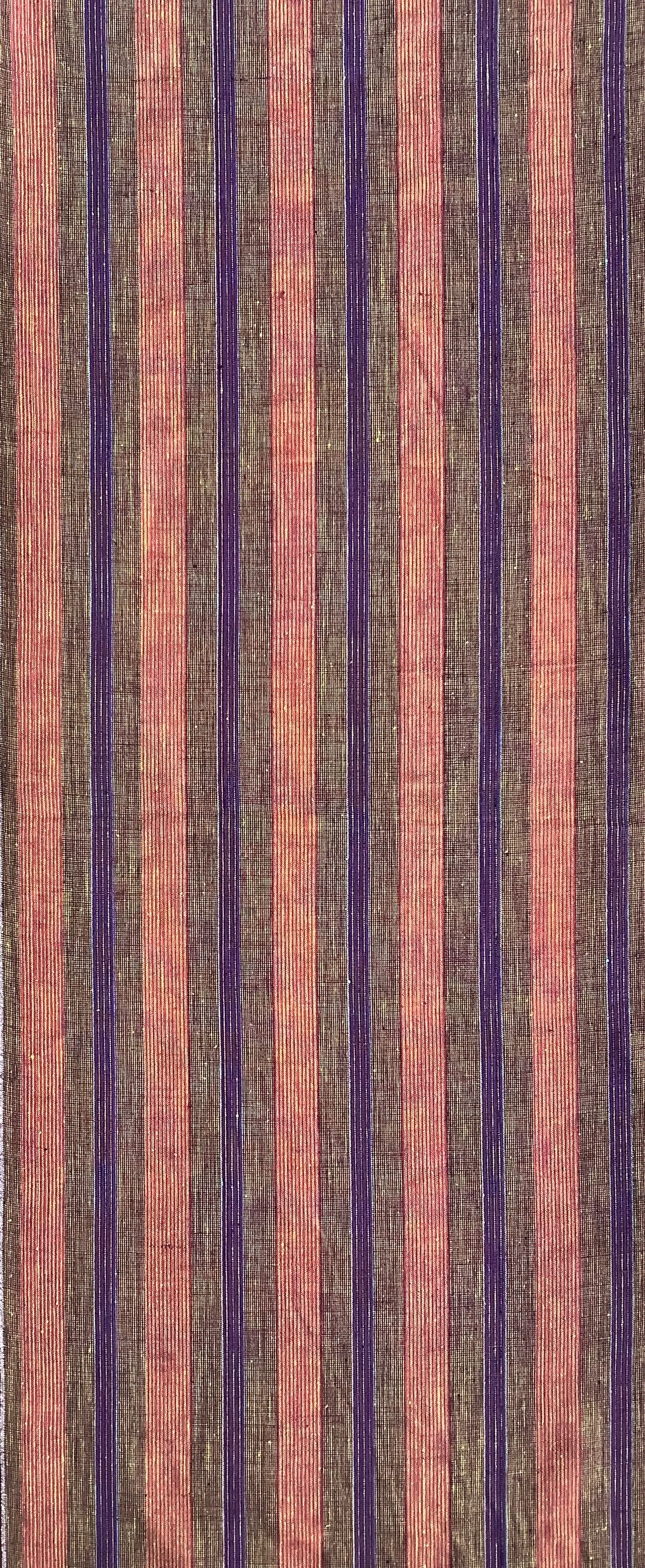 7646: 1930s-50s Japanese Deadstock Cotton Yukata Kimono fabric 55 in.Pc.