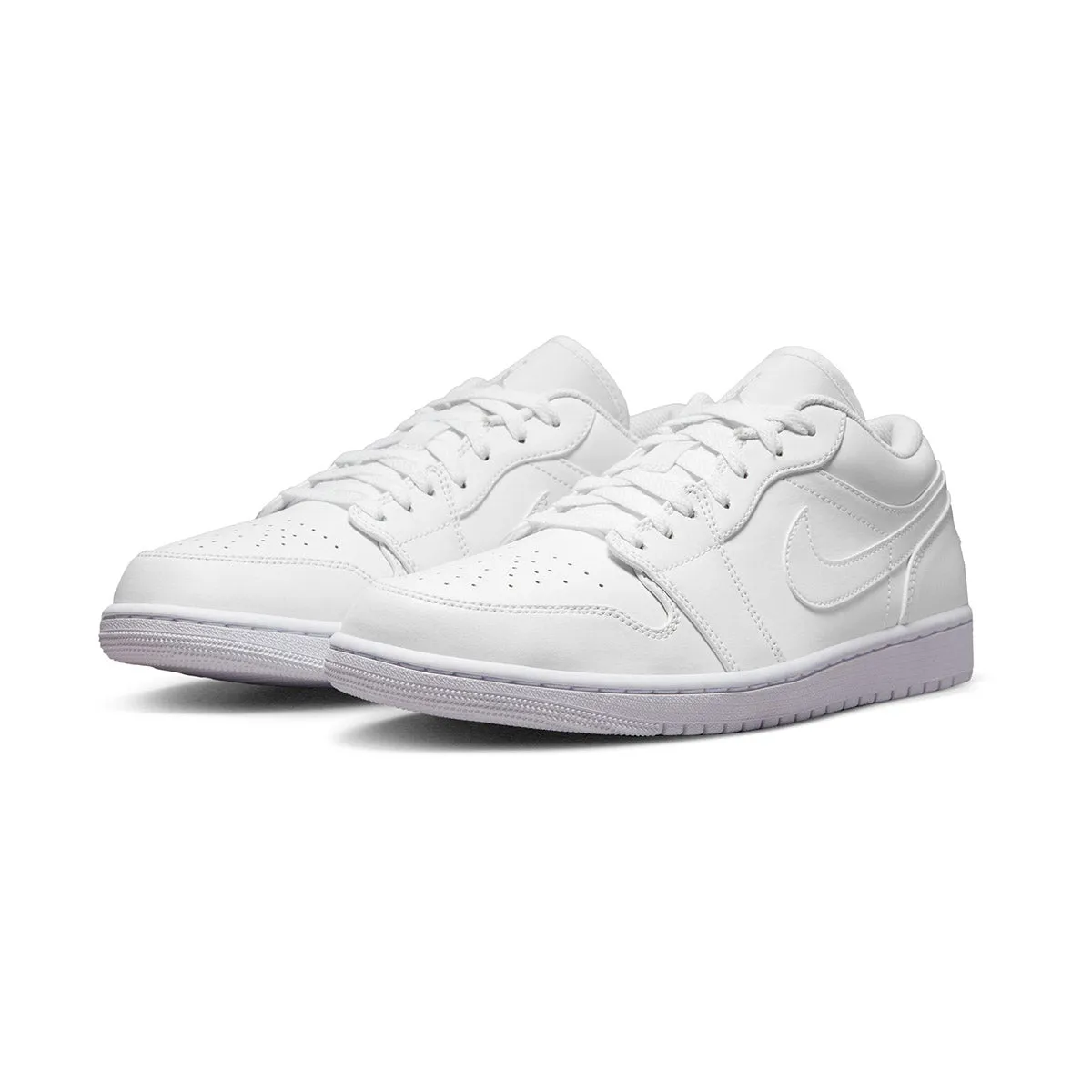 Mens Air Jordan 1 Low Triple White Premium Quality Sports Shoes