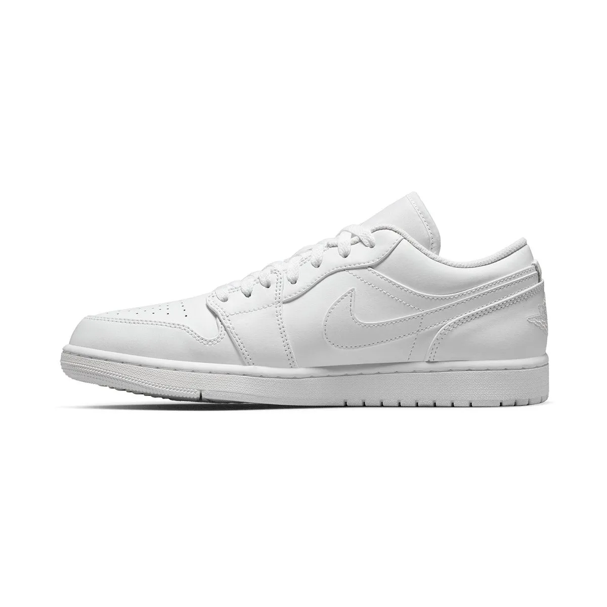 Mens Air Jordan 1 Low Triple White Premium Quality Sports Shoes