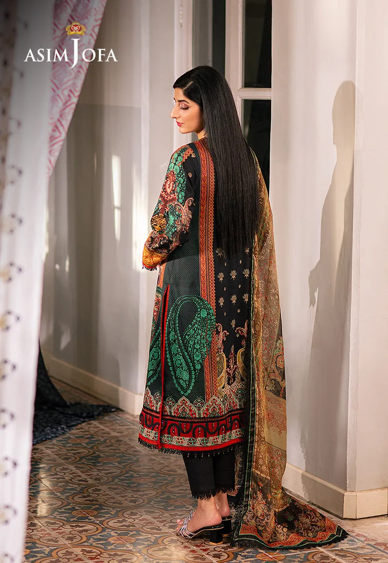 AJAR-18 EMBROIDERED LAWN 3 PCS