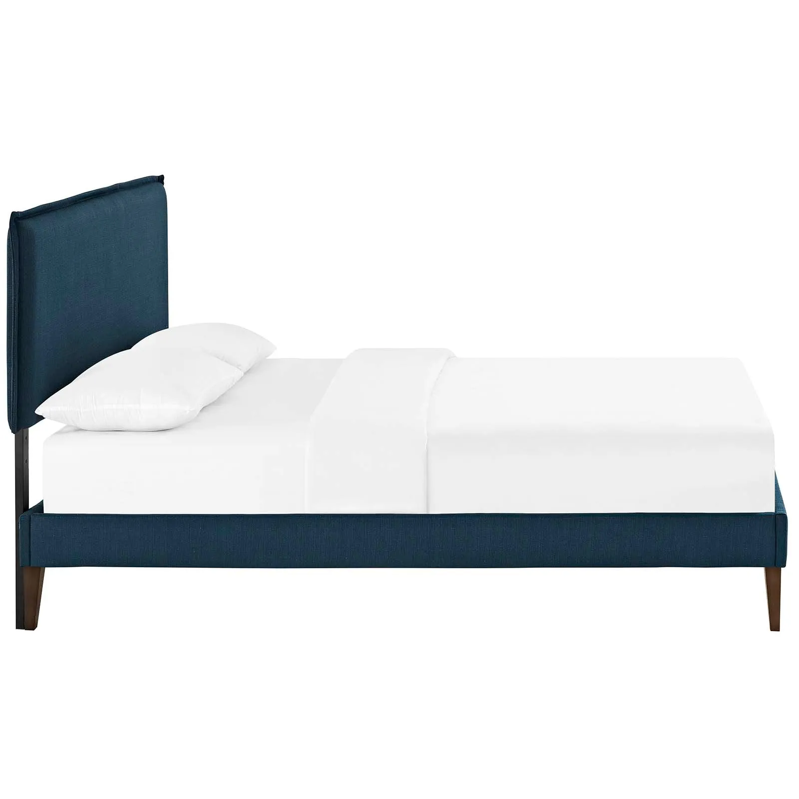 Amaris Fabric Platform Bed with Squared Tapered Legs by Modway