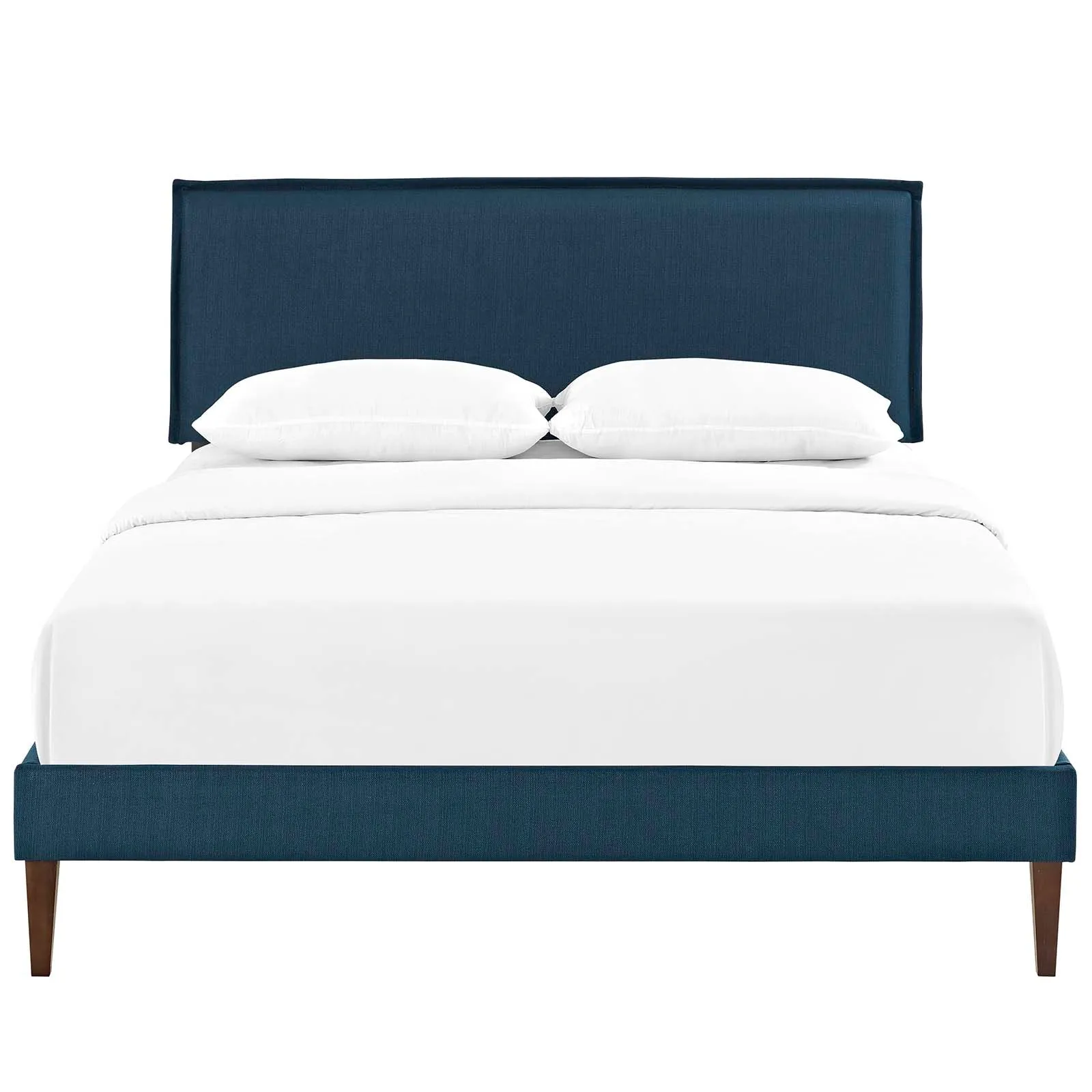 Amaris Fabric Platform Bed with Squared Tapered Legs by Modway