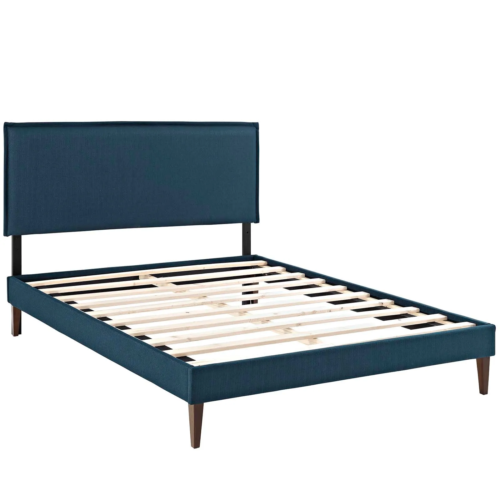 Amaris Fabric Platform Bed with Squared Tapered Legs by Modway