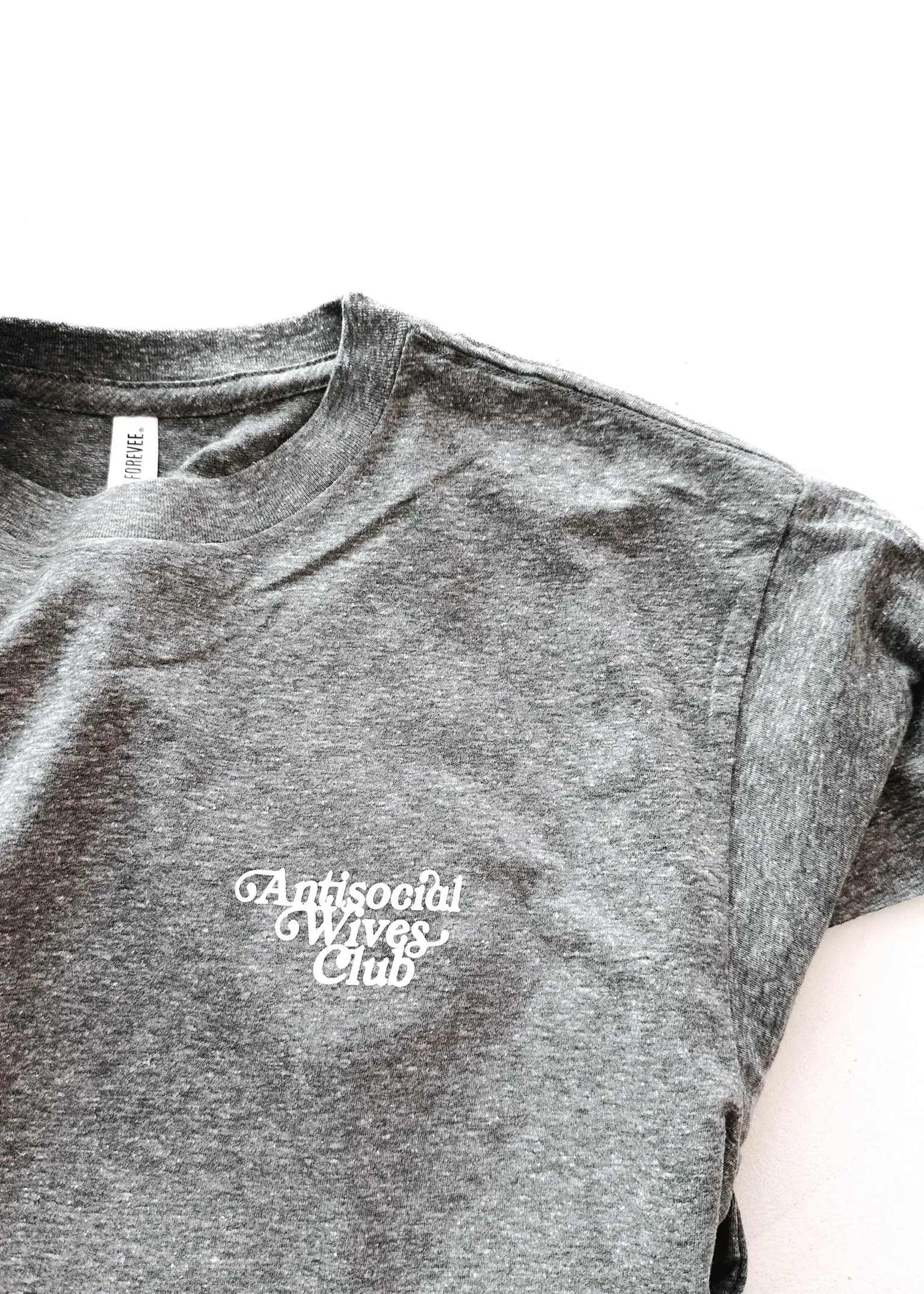 ANTISOCIAL WIVES CLUB SIDE SLIT TEE