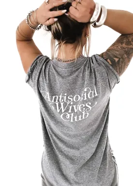 ANTISOCIAL WIVES CLUB SIDE SLIT TEE
