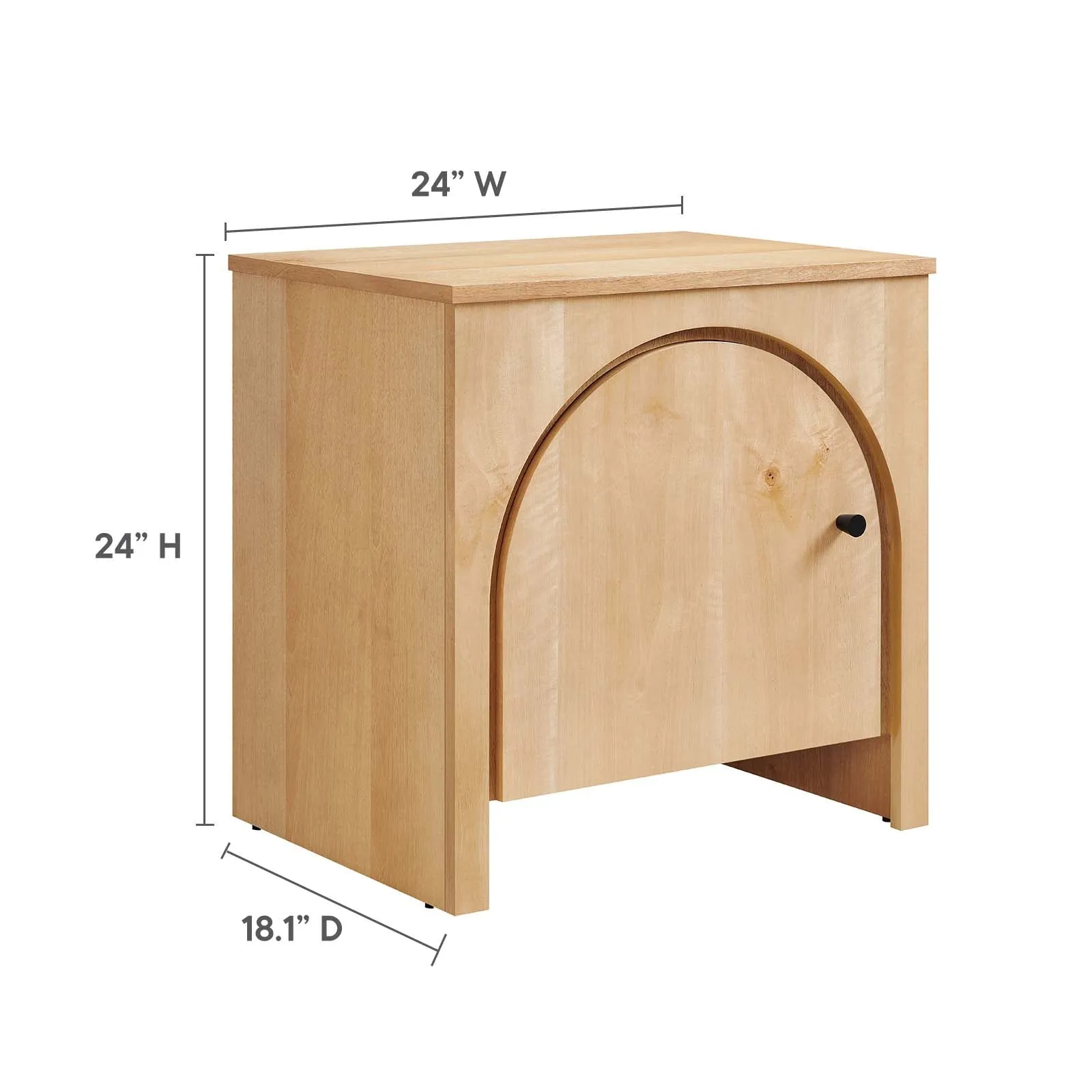 Appia Arched Door Nightstand