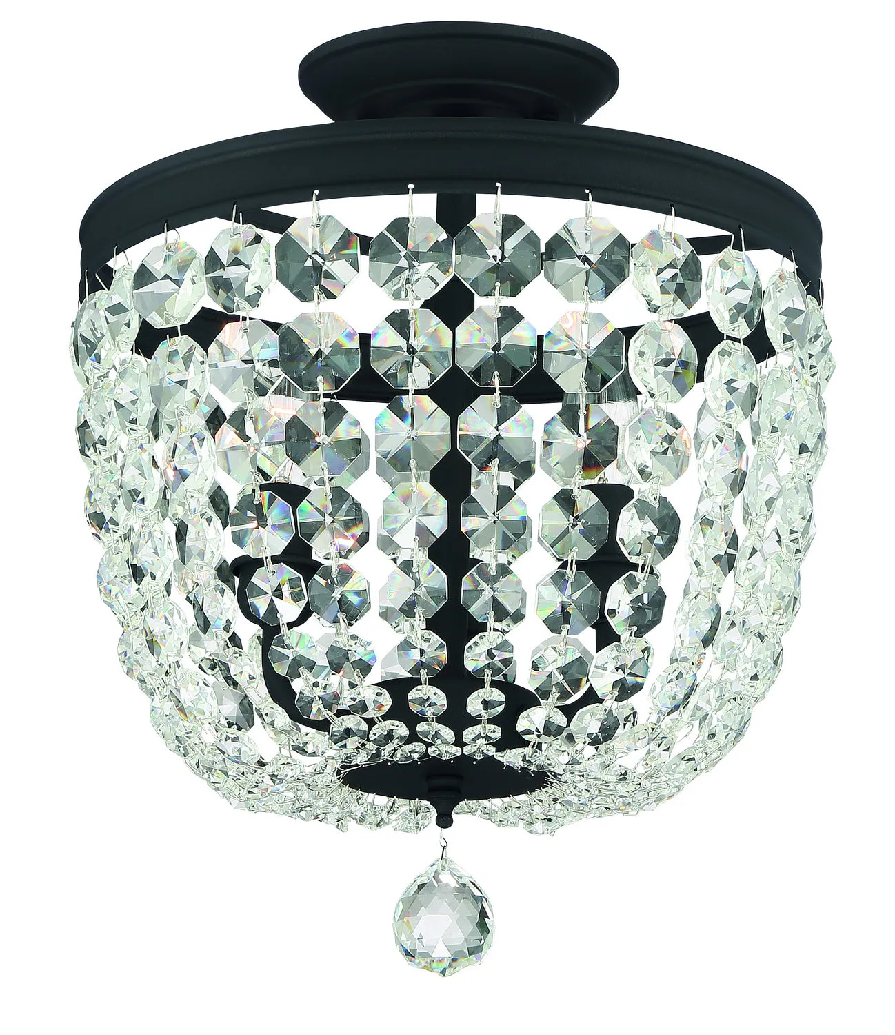 Archer Three Light Semi Flush Mount