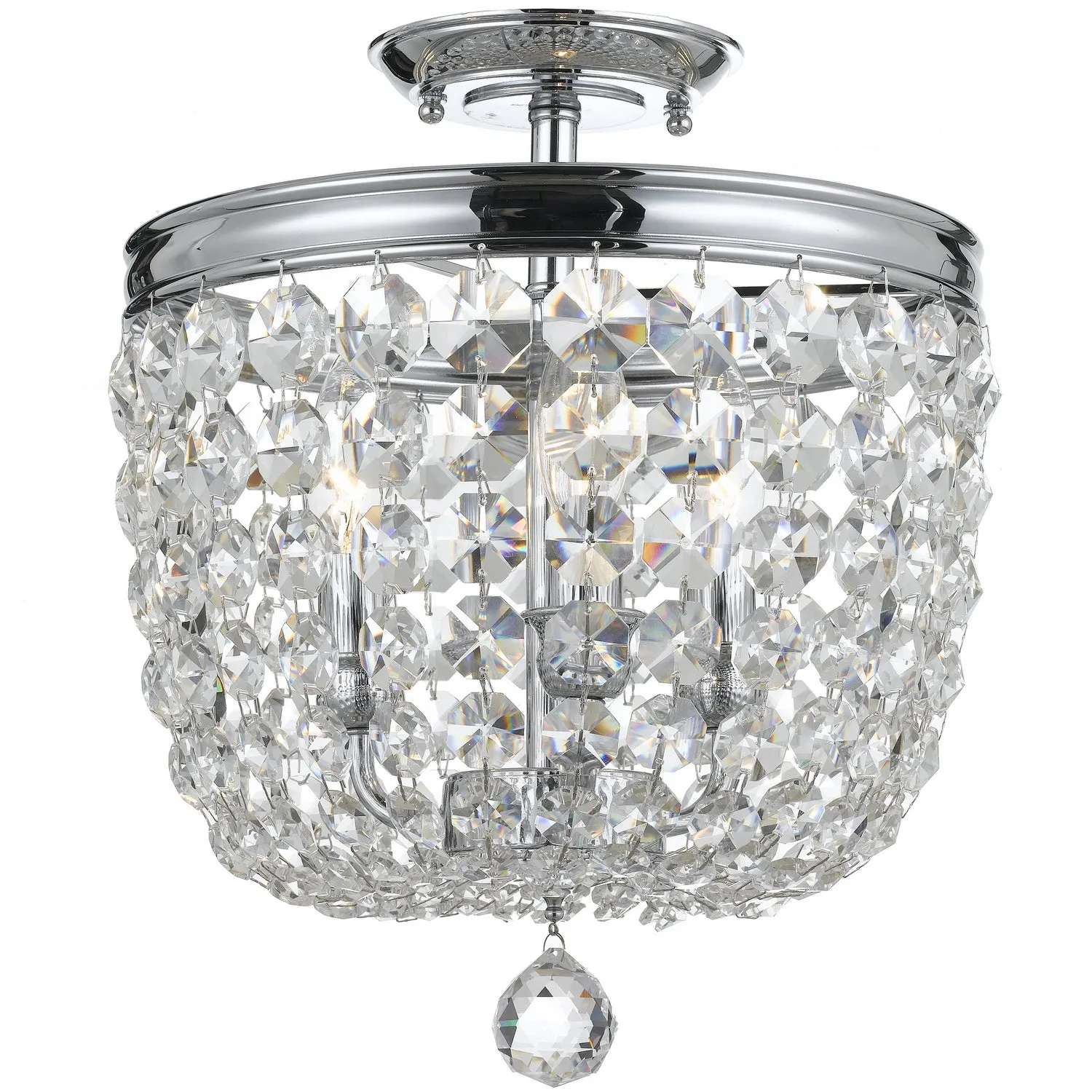 Archer Three Light Semi Flush Mount