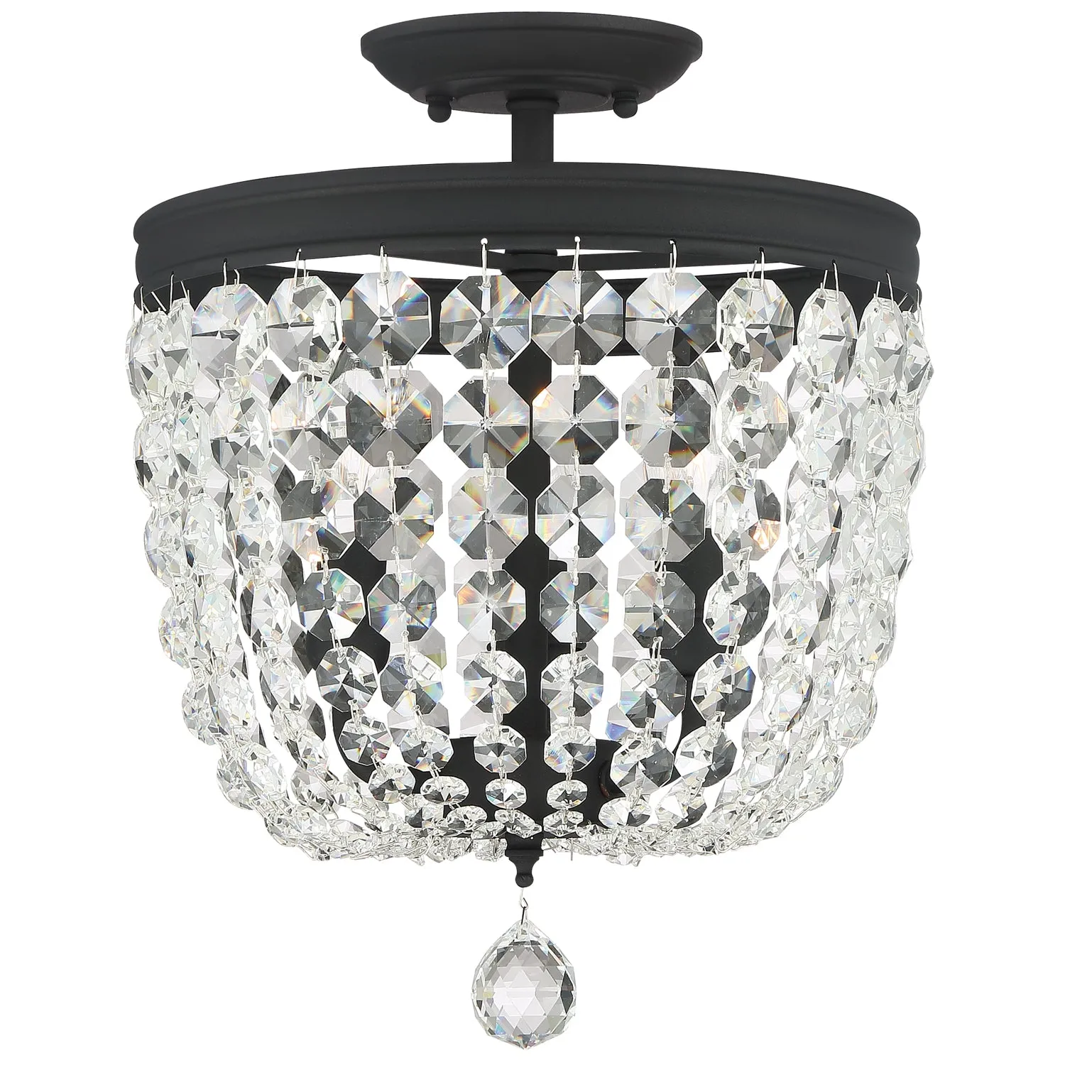 Archer Three Light Semi Flush Mount