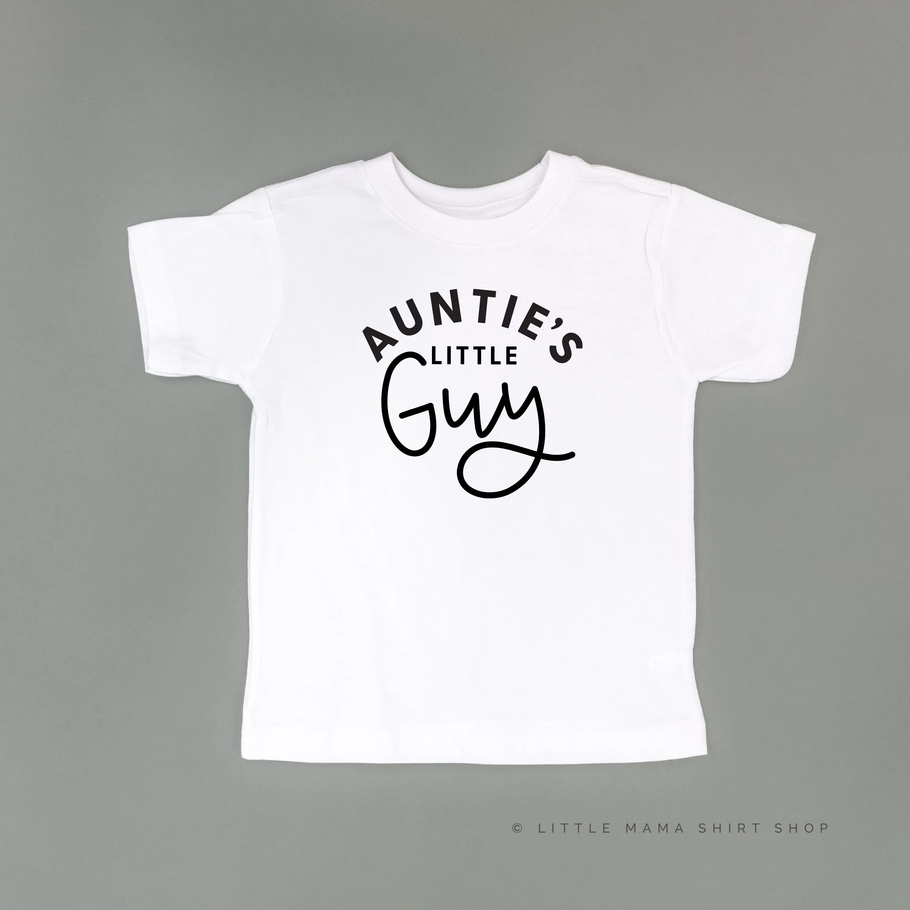 Auntie's Little Guy - Short Sleeve Child Shirt