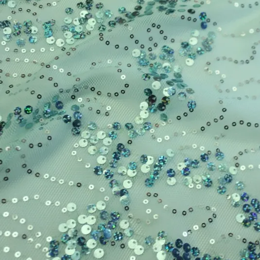 Avant Garde Stretch Mesh Sequin | Blue Moon Fabrics