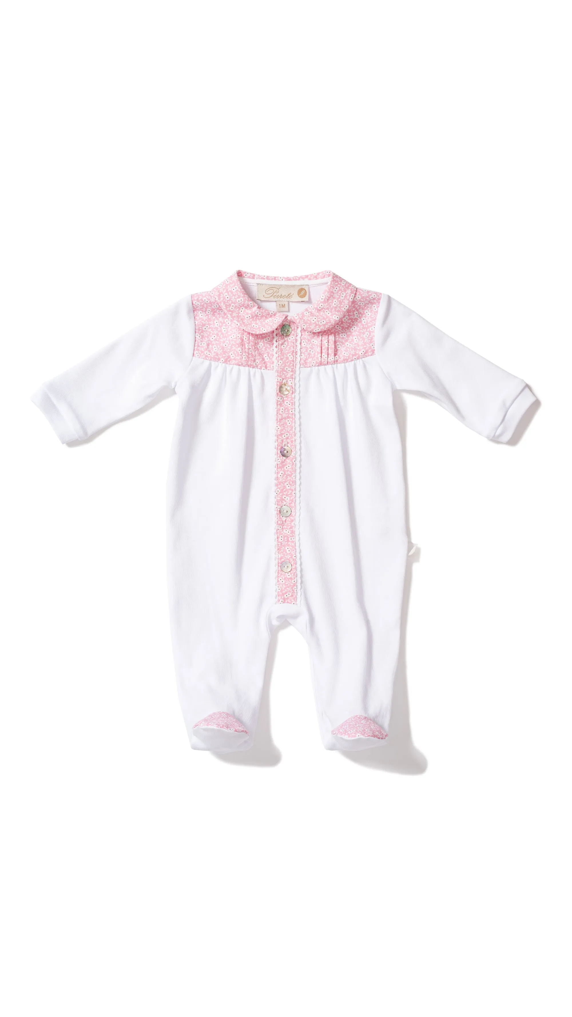Babygrow - Pink Ditsy Print