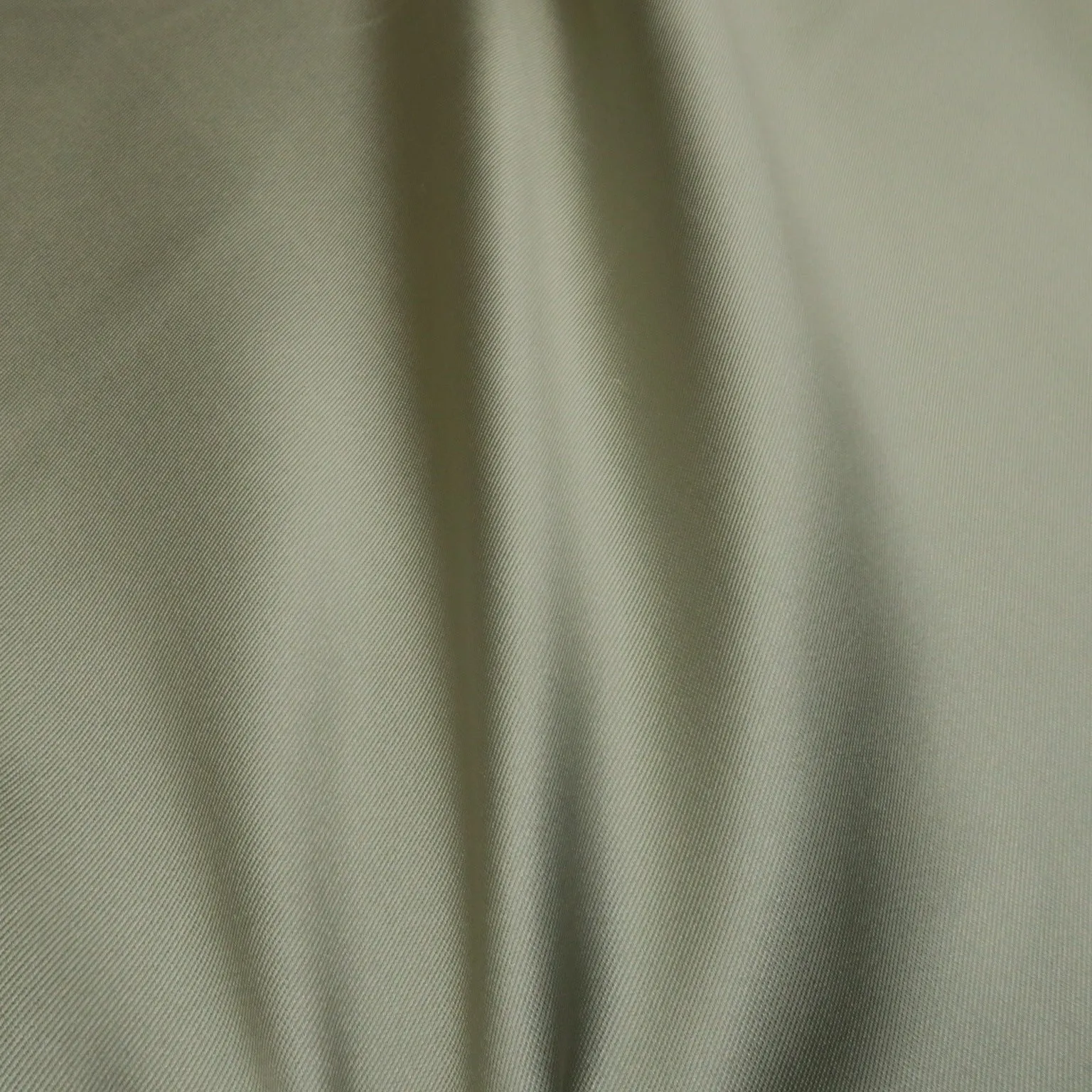 Beige and Light Blue Double-Sided Solid Silk Mikado Fabric