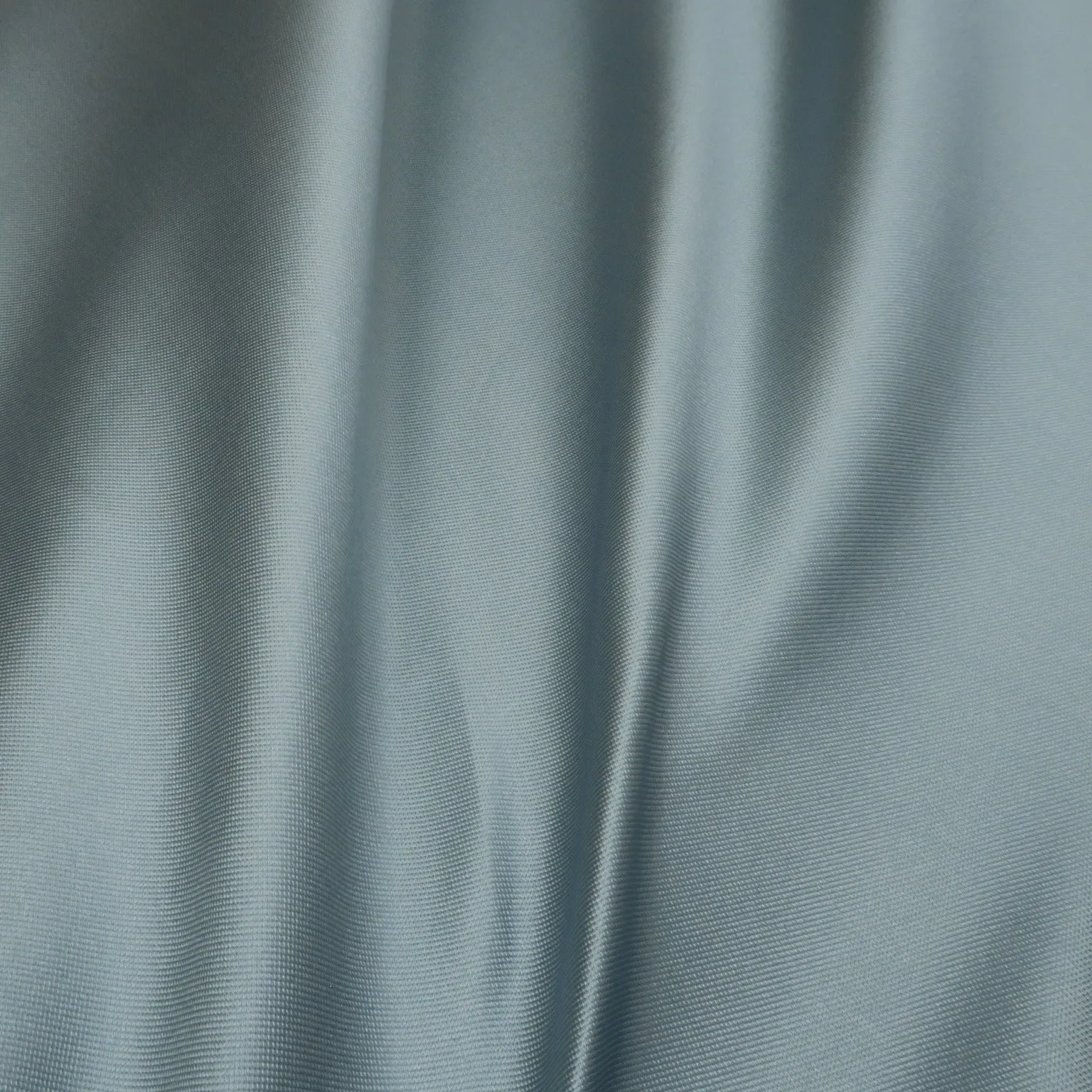 Beige and Light Blue Double-Sided Solid Silk Mikado Fabric
