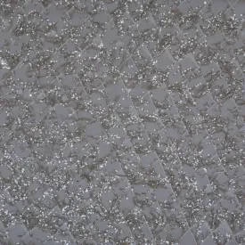 Beige Tulle with Gold Fringe Sequin Embroidered Fabric