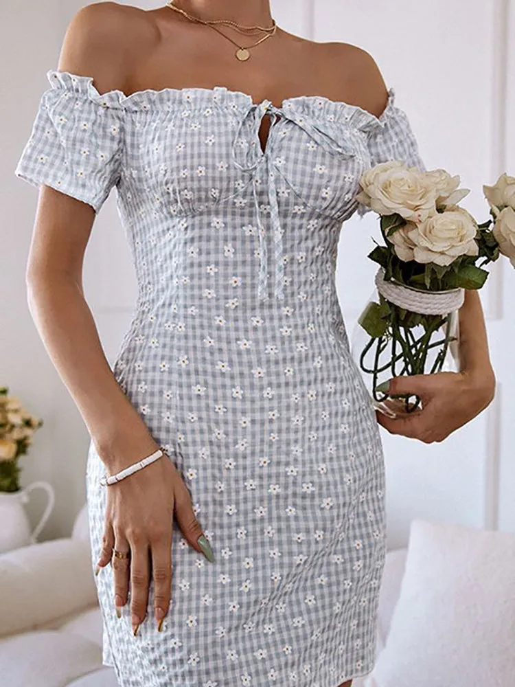 BerryBetty - Bertha Sexy Floral Short Dress
