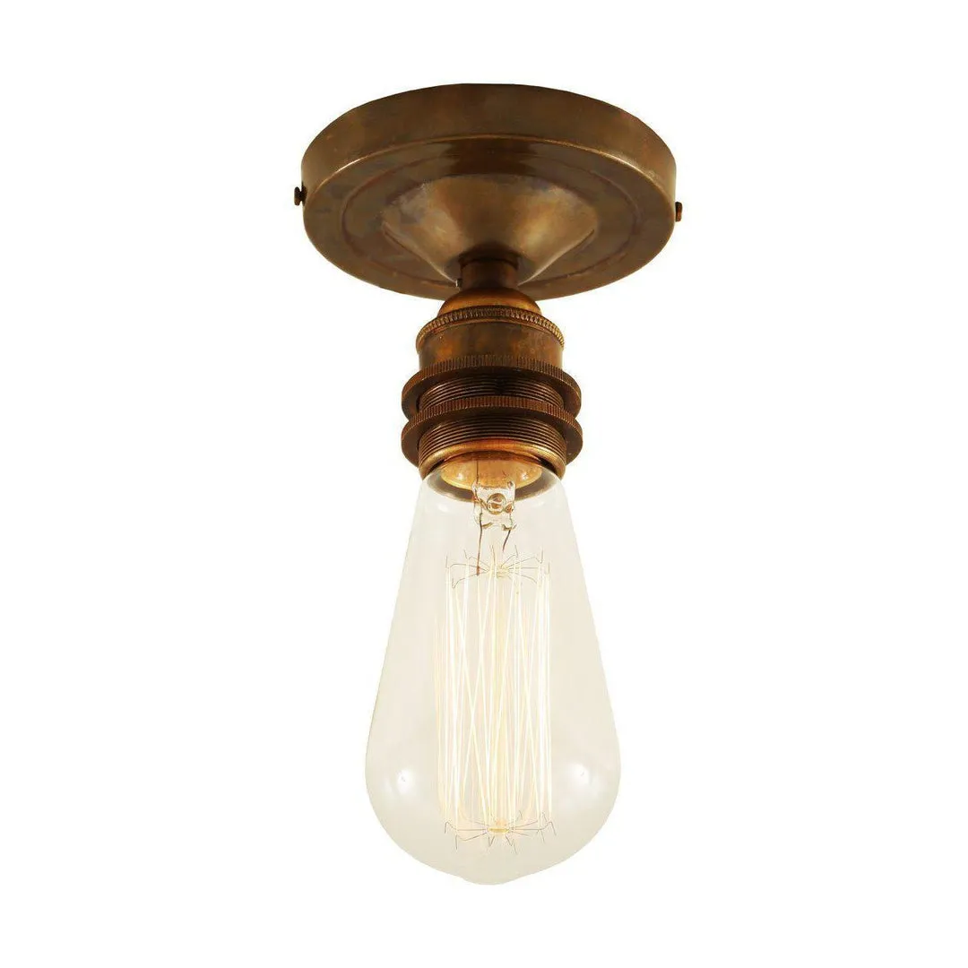 Bexter Vintage Flush Ceiling Light - Mullan Lighting