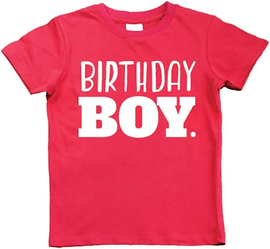Birthday boy Shirt Toddler Boys Outfit First Happy 2t 3t 4 Year Old 5 Kids 6th