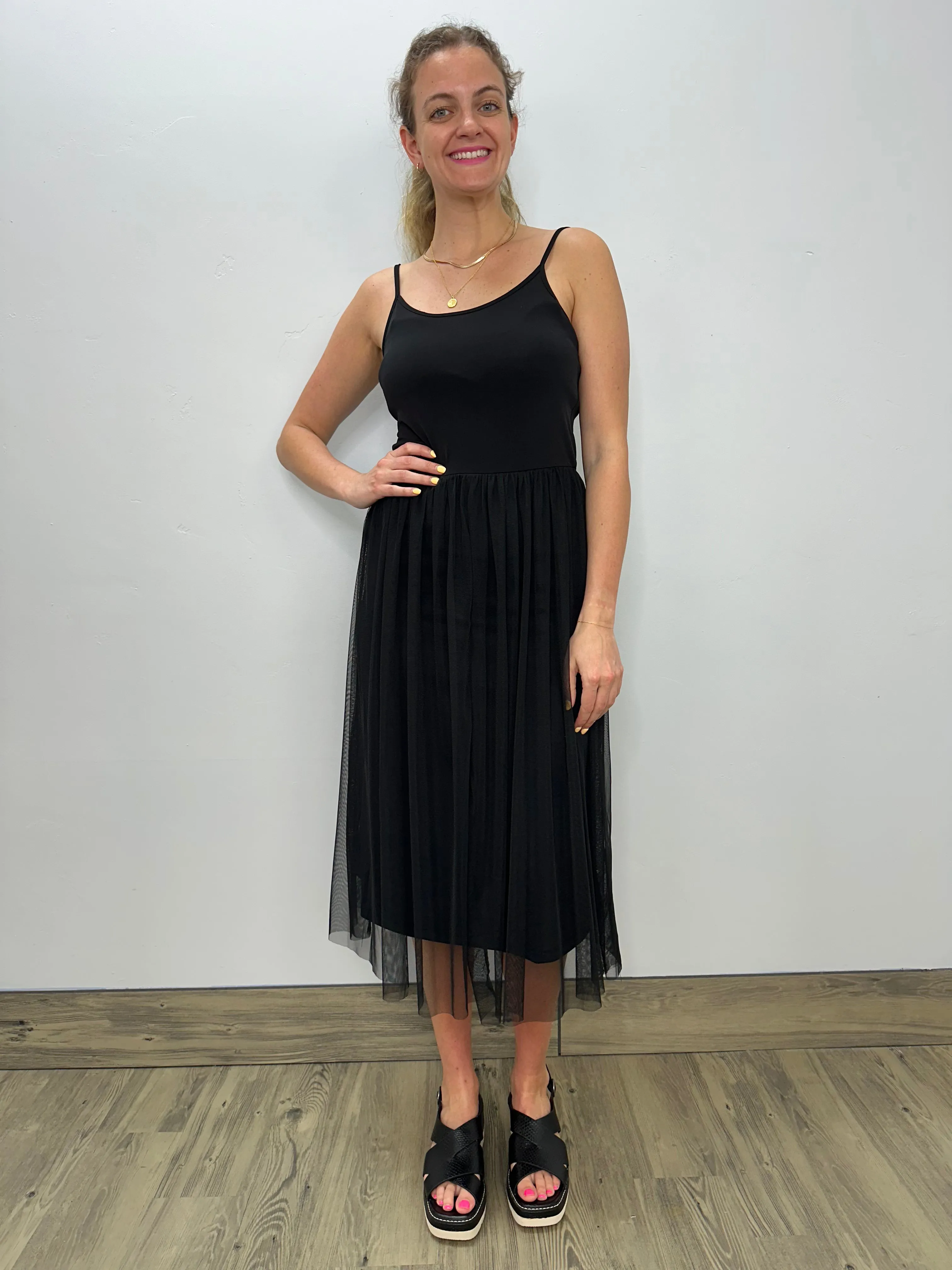 Black Tulle Sandy Dress