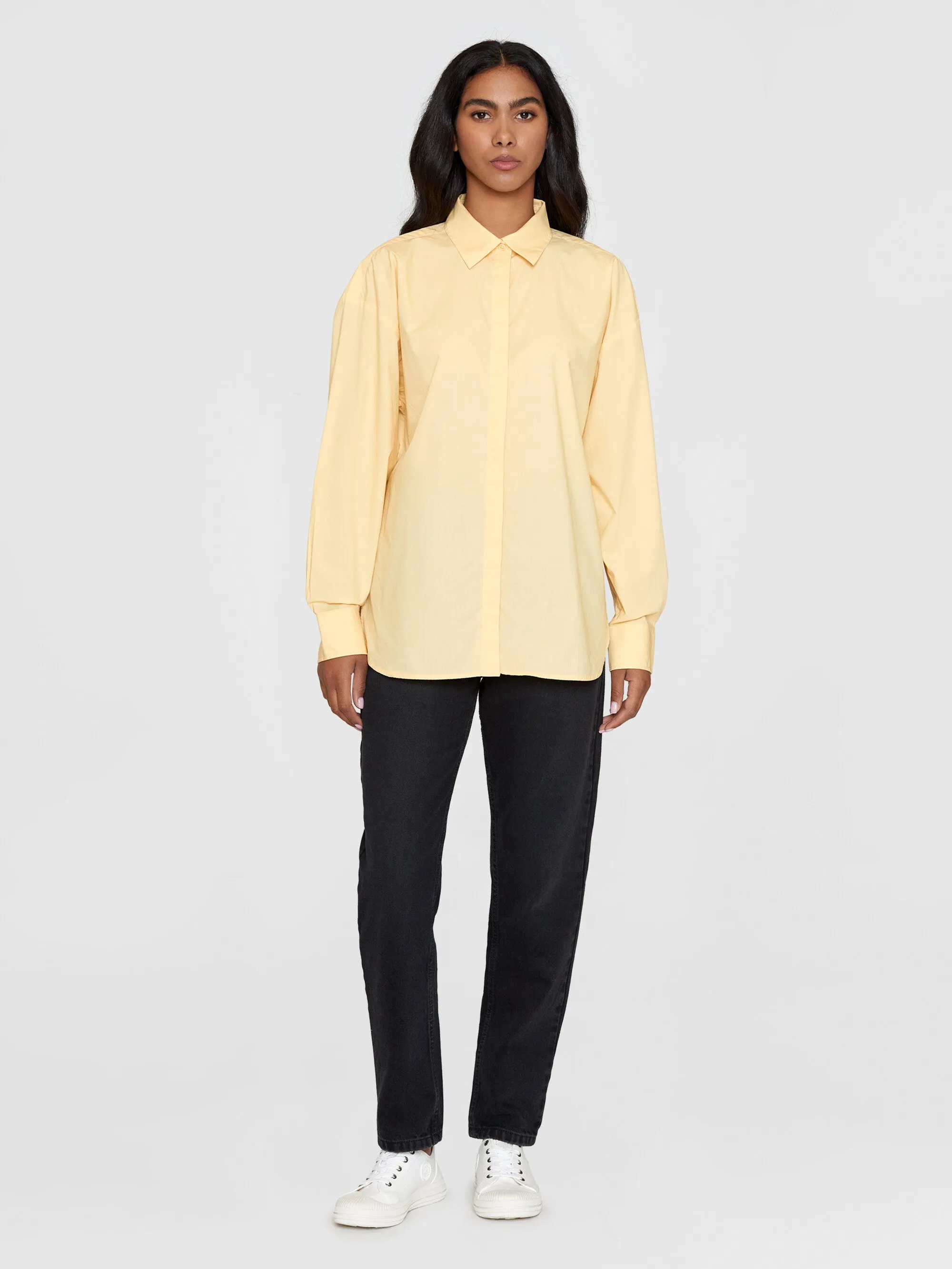 Boxy poplin Shirt - Impala