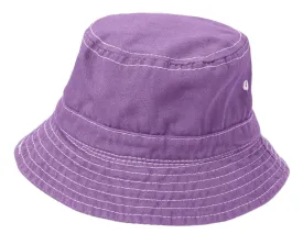 Boys and Girls 100% Cotton Twill UPF 50  Wharf Hat | Acai (Dyed & Finished in USA*)