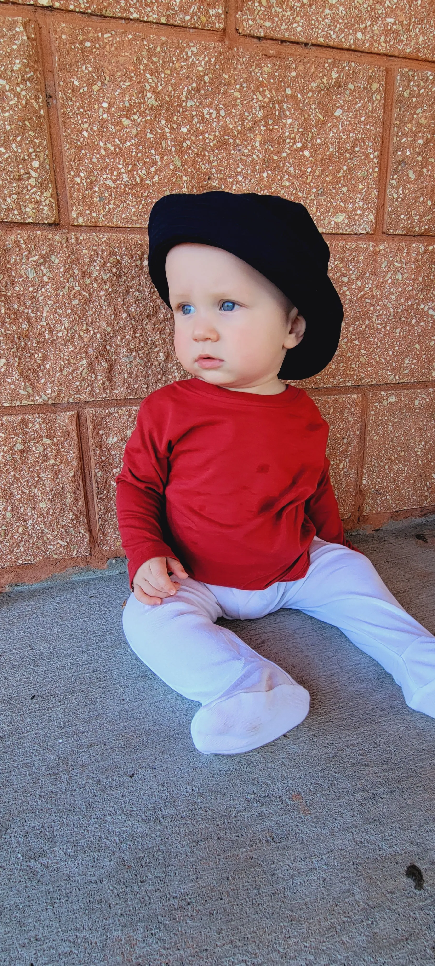 Boys and Girls 100% Cotton Twill UPF 50  Wharf Hat | Acai (Dyed & Finished in USA*)