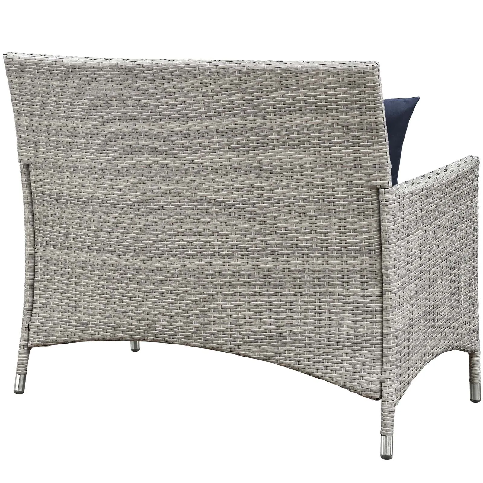 Bridge 4 Piece Outdoor Patio Patio Conversation Set with Pillow Set by Modway