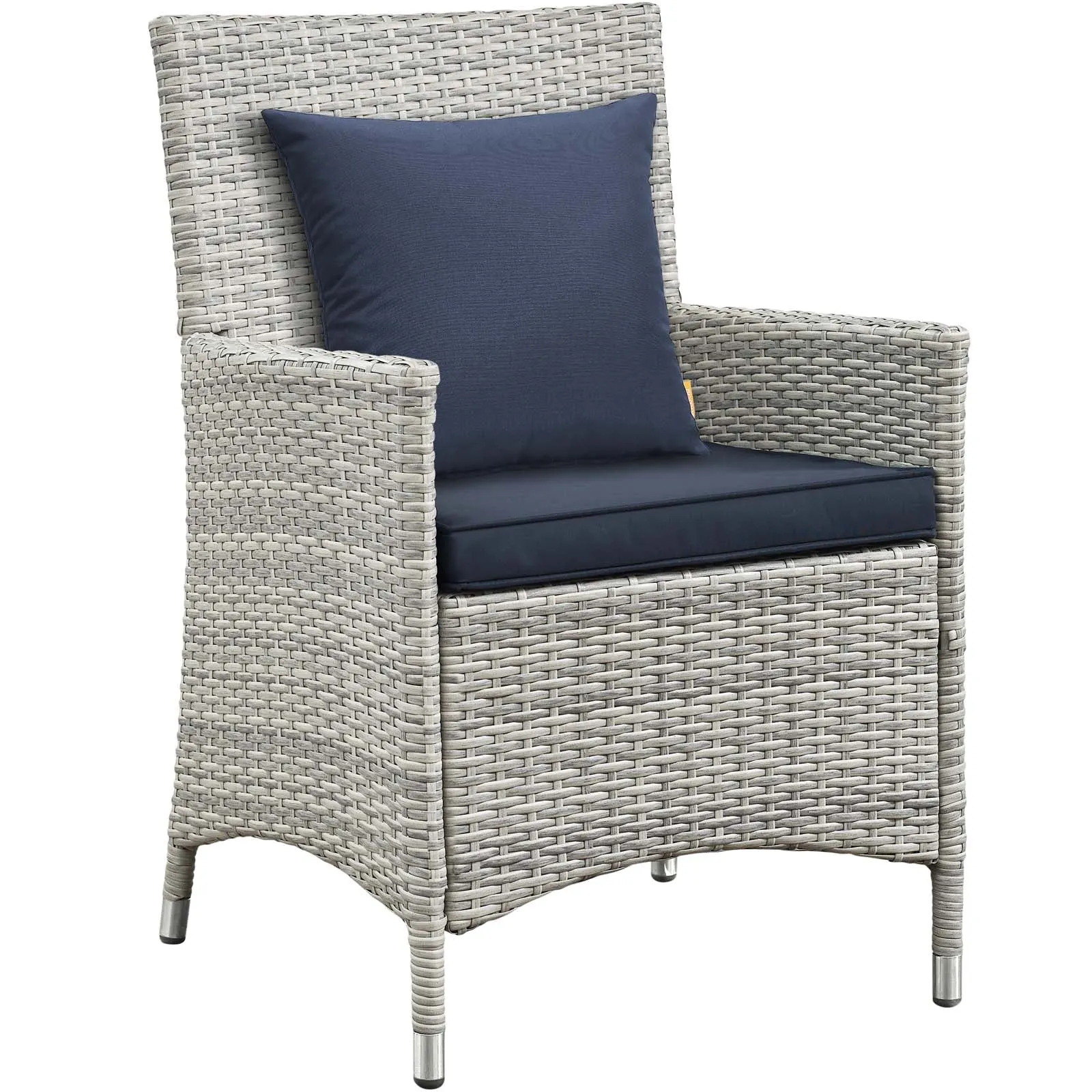 Bridge 4 Piece Outdoor Patio Patio Conversation Set with Pillow Set by Modway