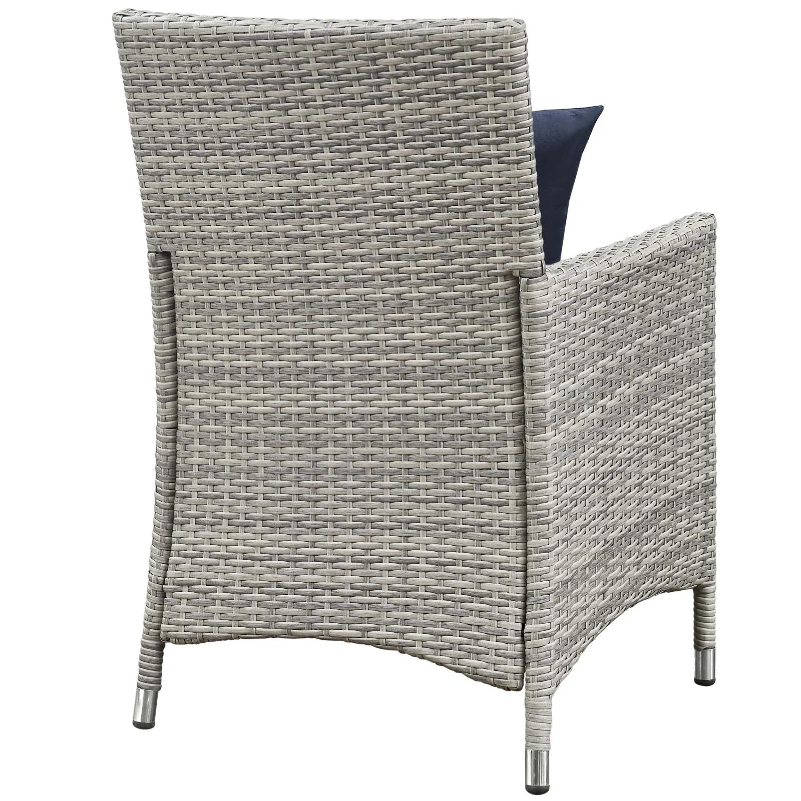Bridge 4 Piece Outdoor Patio Patio Conversation Set with Pillow Set by Modway