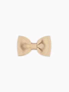 Camel Small Bow Girl Clip