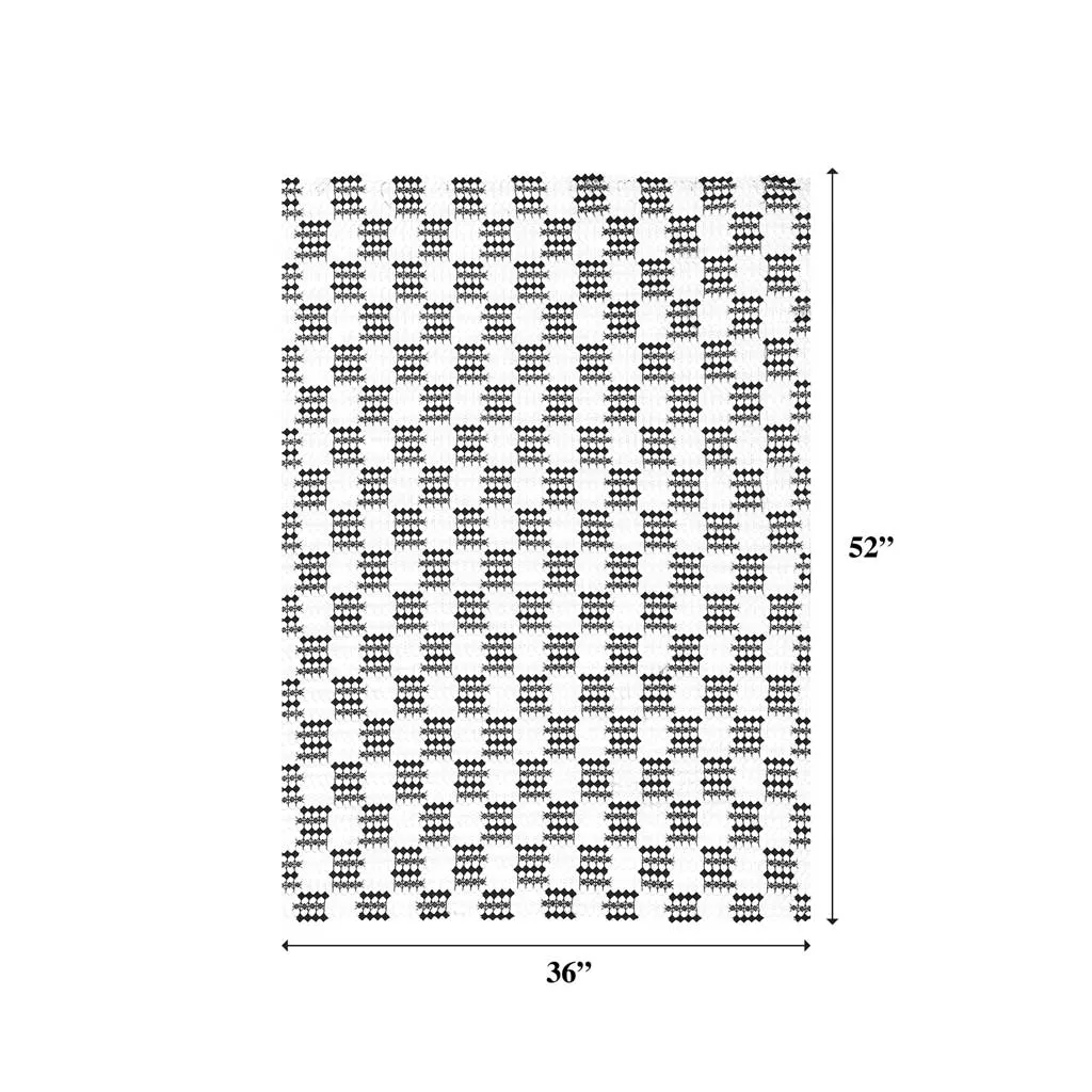 Checkmate Mechanical Lace | Blue Moon Fabrics