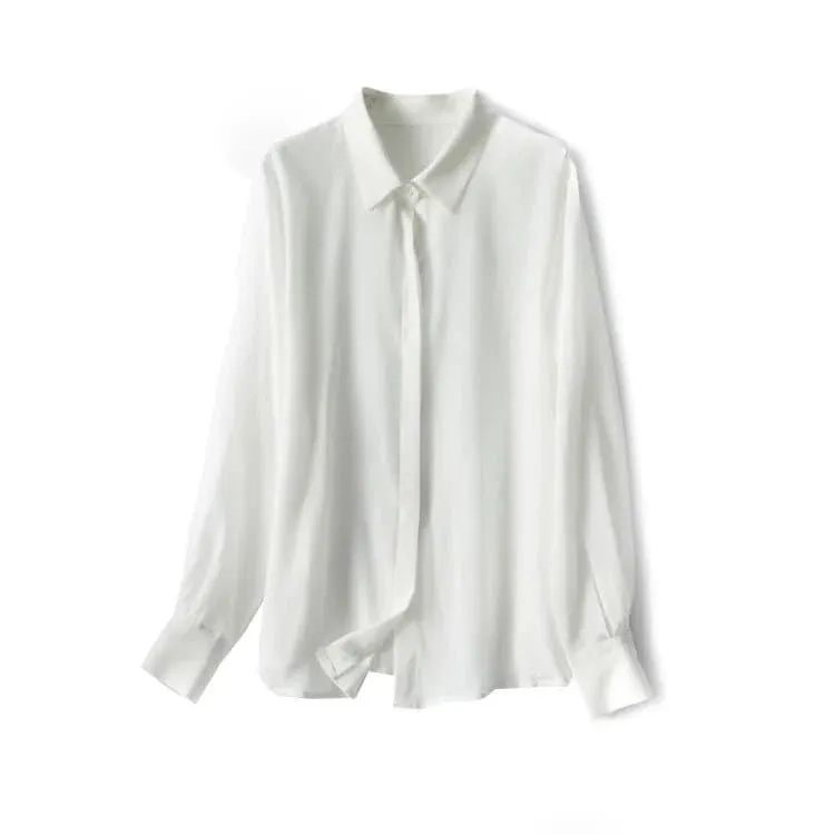 Chic Mulberry Silk Blouses - Luxurious, Lightweight, and Elegant