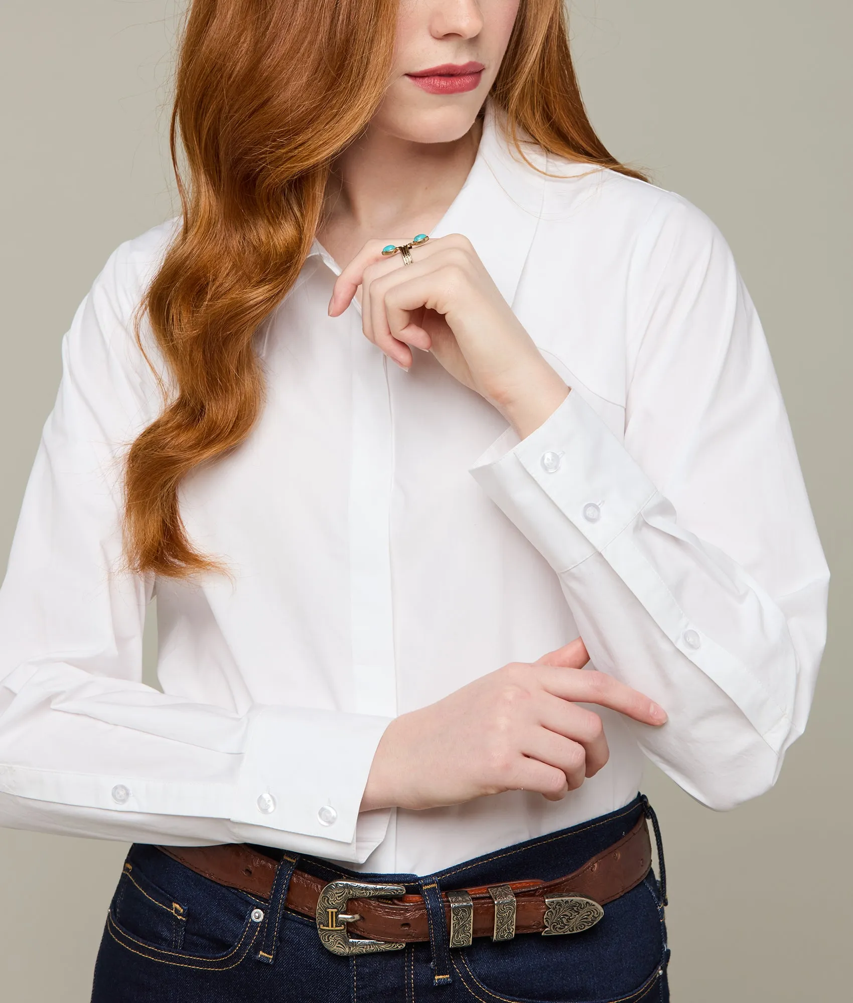 Classic Poplin Shirt :: White