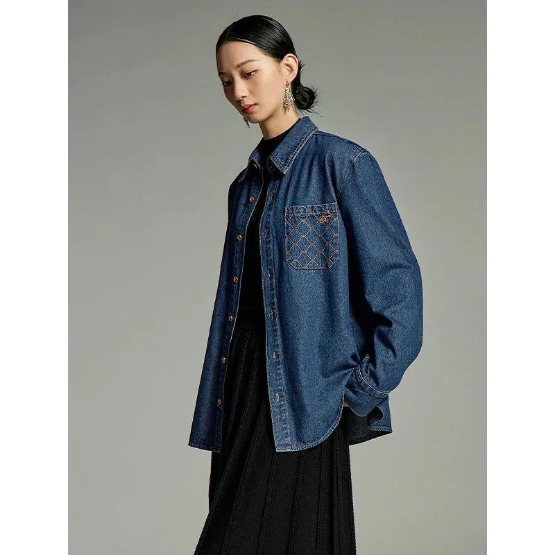 Classic Women’s Denim Shirt – Winter 2024
