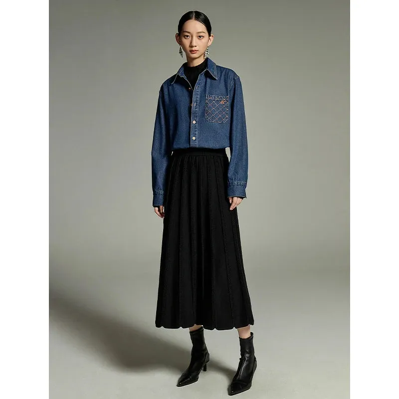 Classic Women’s Denim Shirt – Winter 2024