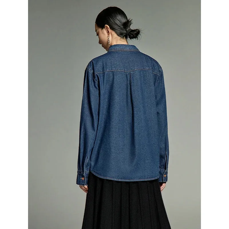 Classic Women’s Denim Shirt – Winter 2024