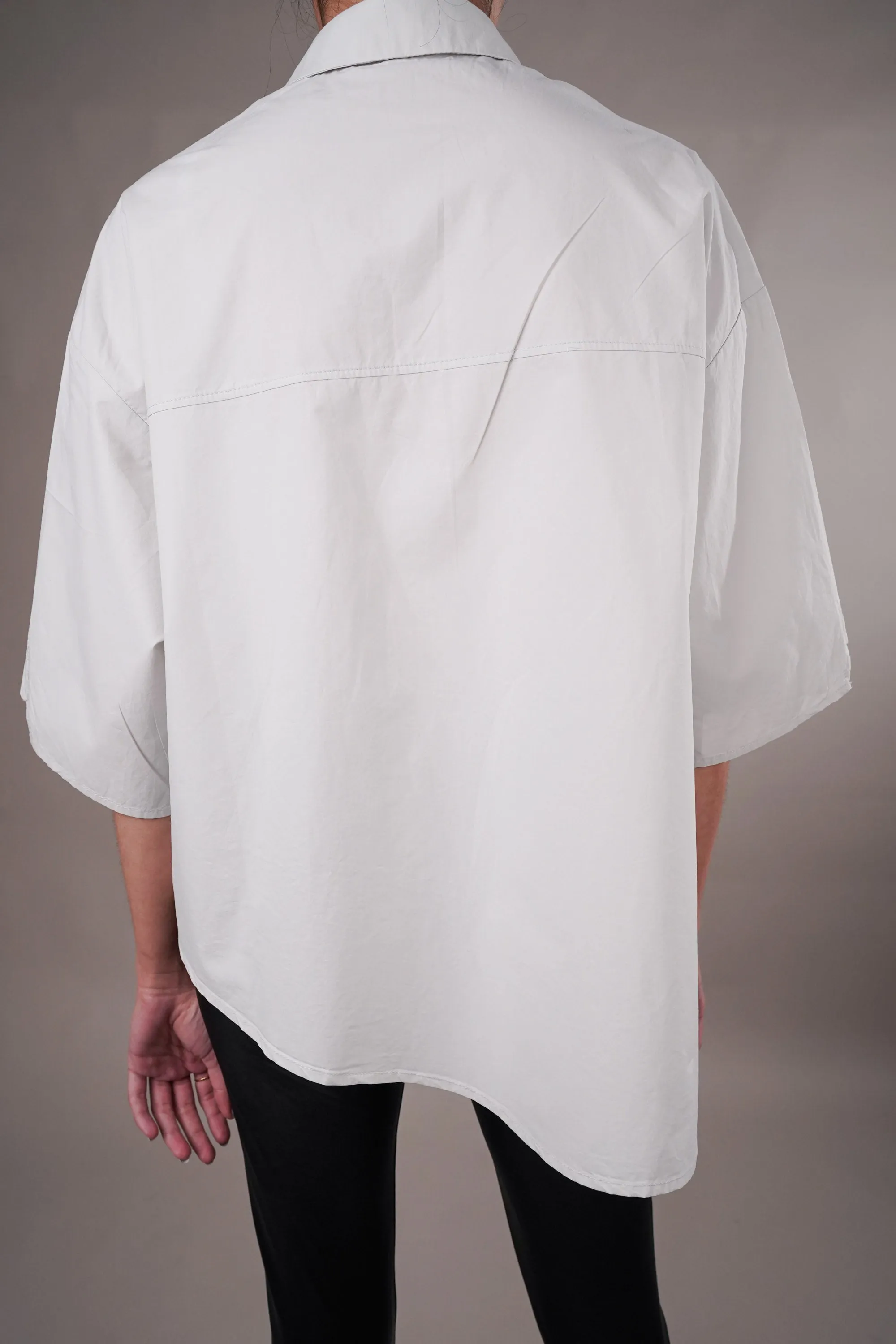 Cloudy Elegance Oversized Shirt