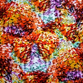 Colorful Feathers Nylon Spandex Swimsuit Fabric