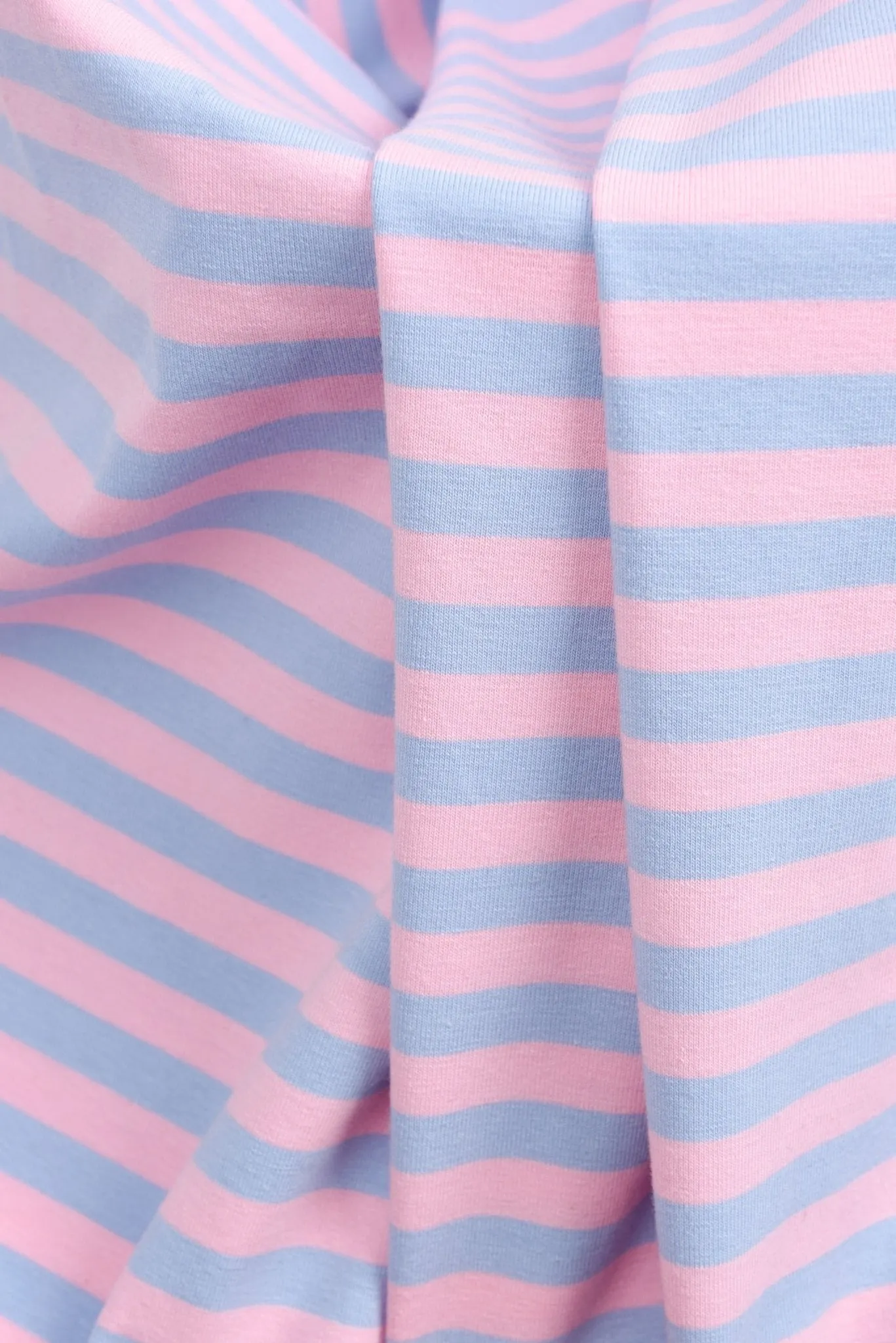 Cotton Spandex Jersey Yarn Dyed Stripes  Fabric - S1038