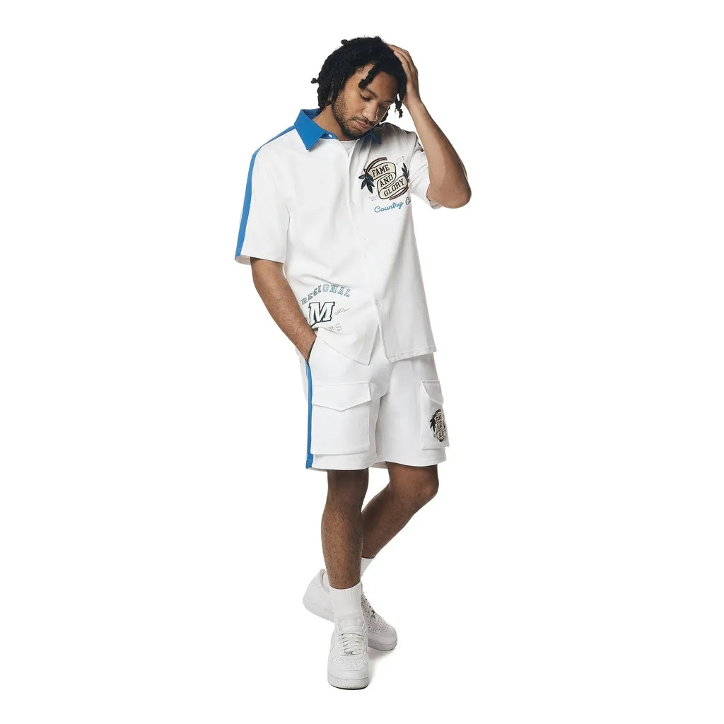 Country Club Waffle Shirt - Blue