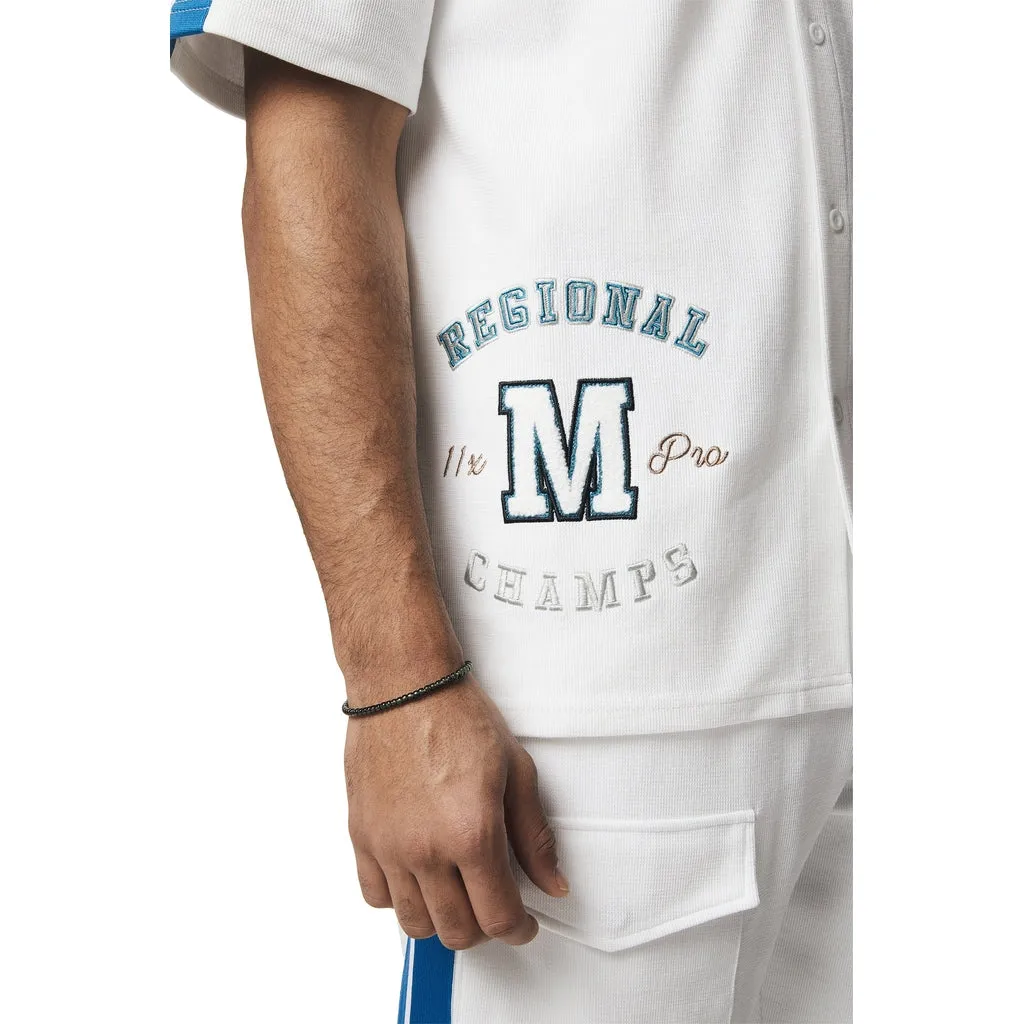 Country Club Waffle Shirt - Blue