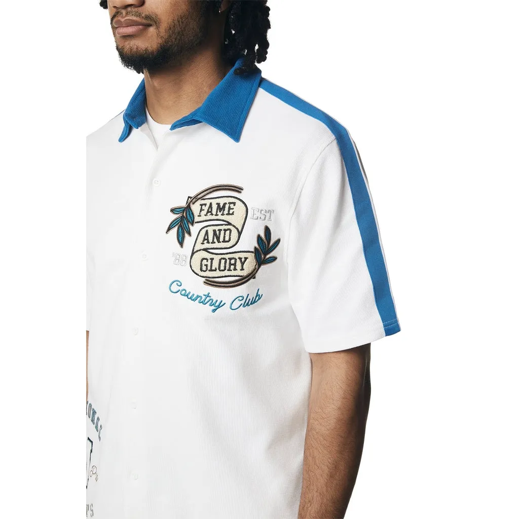 Country Club Waffle Shirt - Blue