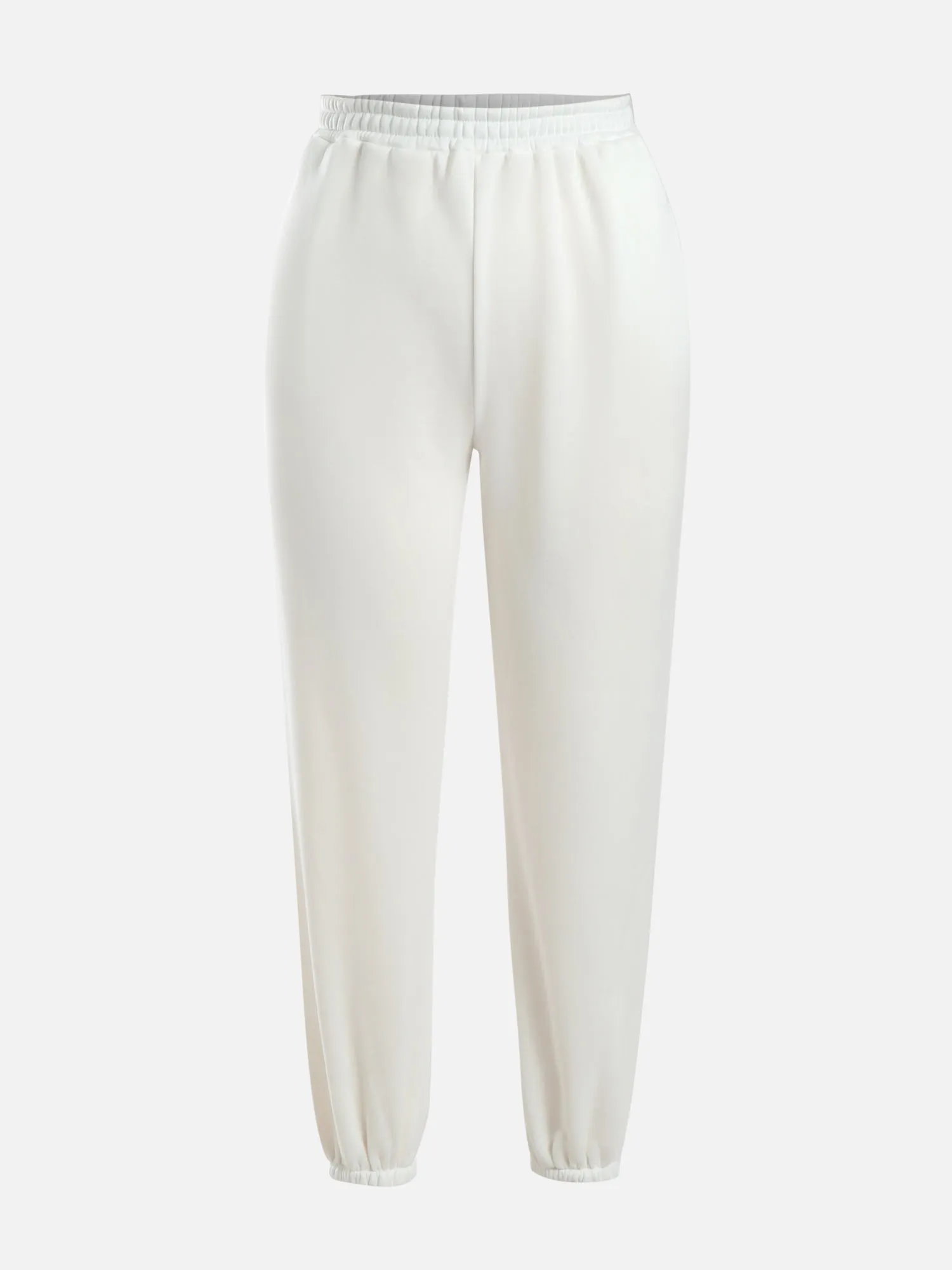 Cushy White Sweatsuit