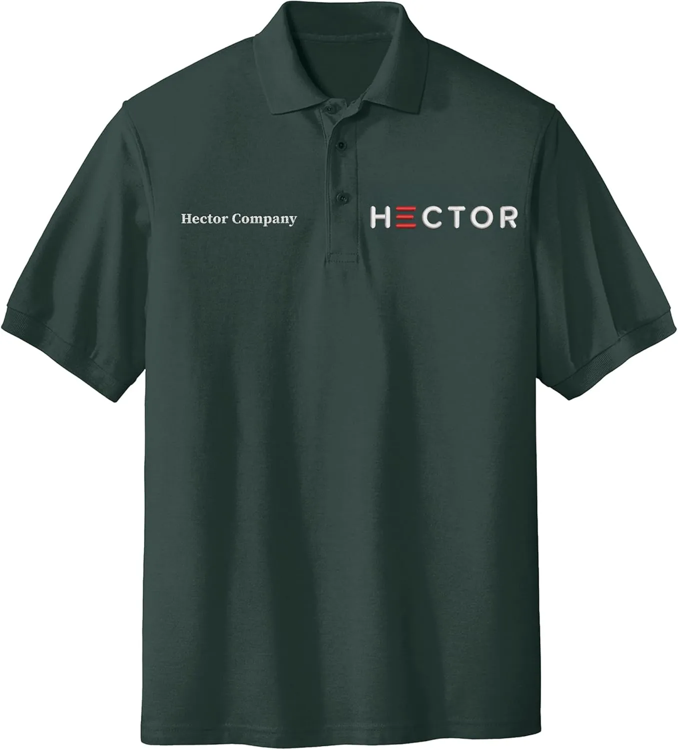 Custom Embroidered Polo Shirt for Men Personalized Embroidery Name Text Logo Golf Tee